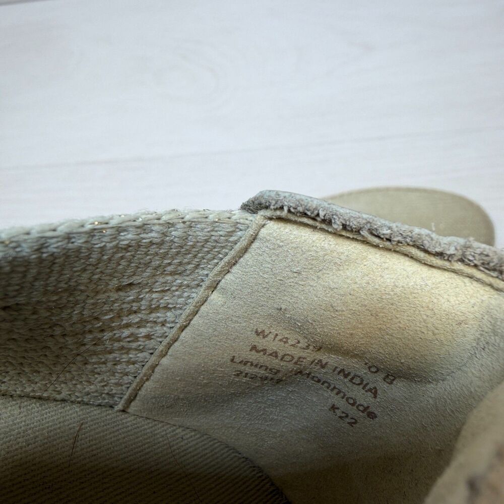 Cole Haan Cloudfeel Stitchlite Espadrille Loafers Women's Size 10 Beige Slip On - Picture 8 of 9
